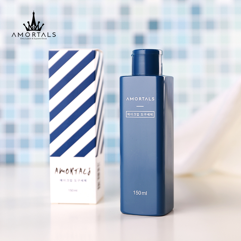 韩国AMORTALS尔木萄粉扑专用清洗剂液海绵彩妆美妆蛋大容量150ml