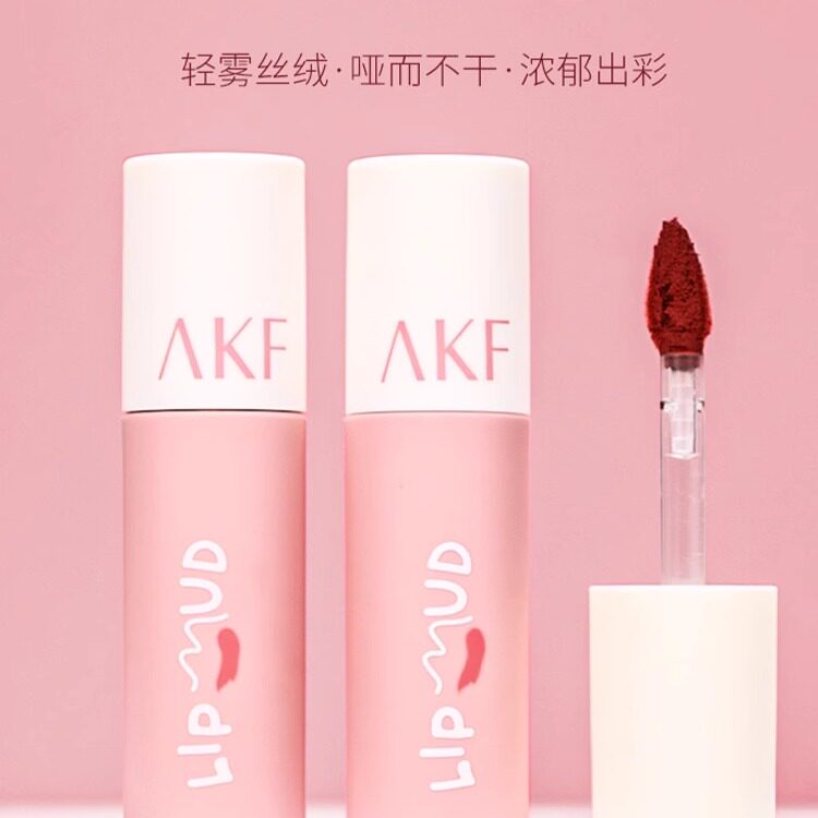 akf唇泥m20口红m12雾面m23哑光m24唇釉afk02裸色系口红伪素颜唇釉