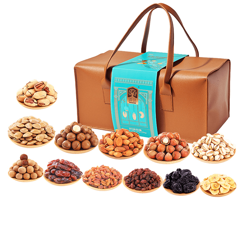 臻味坚果大礼包环球风情2.15kg进口干果礼盒装新中秋送礼品团购