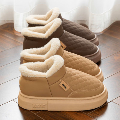 全包跟棉拖鞋女冬季外穿2024新款