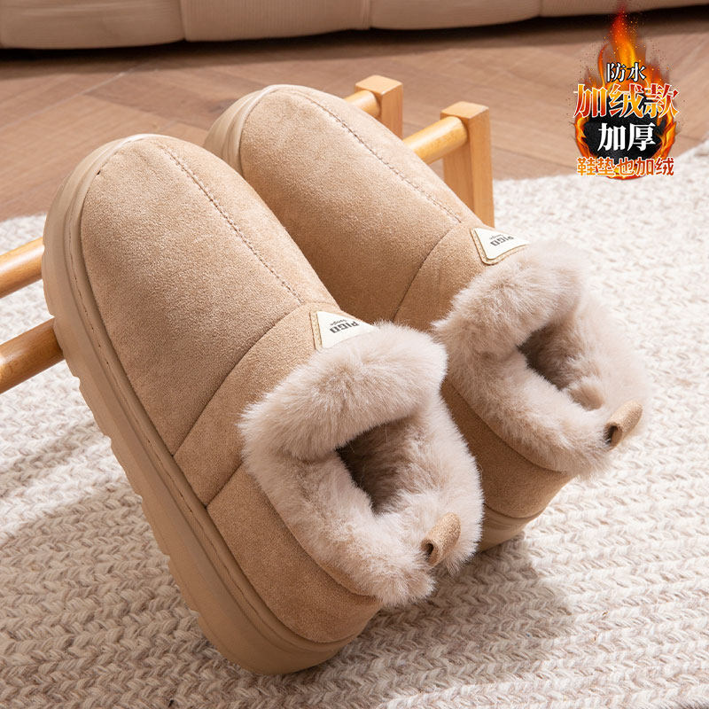 棉鞋女冬季新款外穿包跟防滑保暖