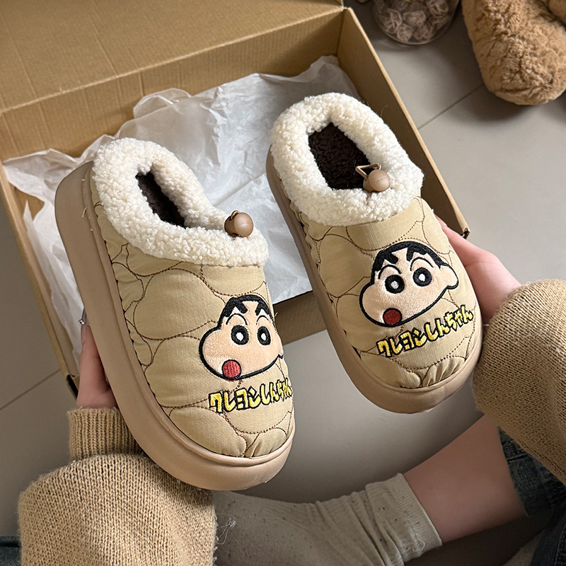 IP联名正版授权蜡笔小新棉拖鞋