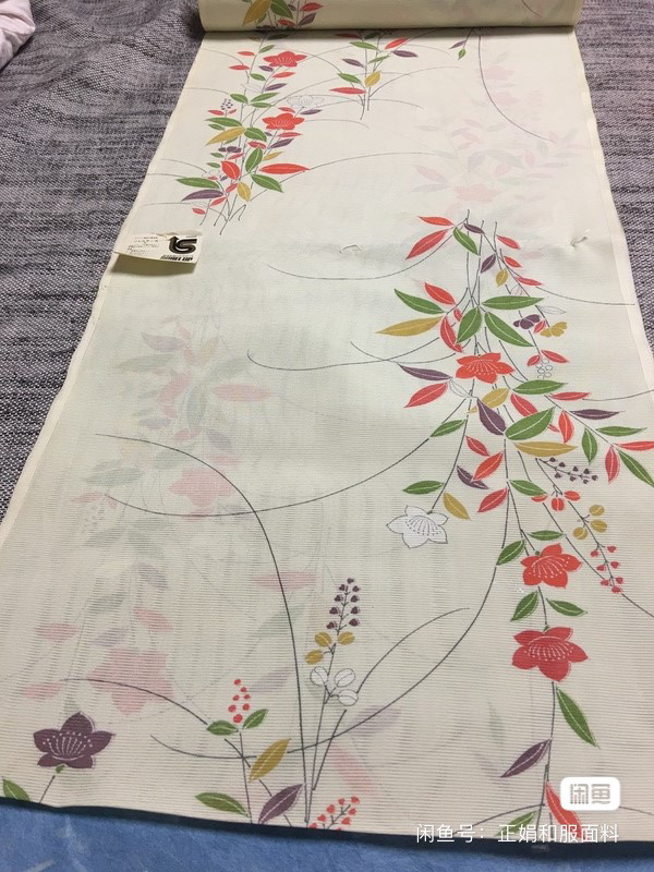 2.2m长和服面料 春夏和服面料 反解 全新和服面料 旗袍面料