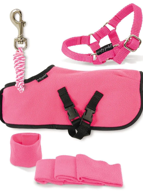 Crafty Ponies福蹄马 彩虹七色抓绒马衣套装 英国设计