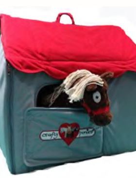 Crafty Ponies玩偶马术 马房（不含小马）含马房垫 英国设计