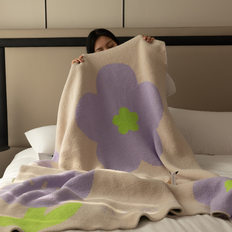 颜初四季暖暖绒半边绒仙女风毯子