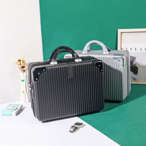 Ретро портативная косметичка, портативный чемодан, коробка, в корейском стиле, 14 дюймов, 16 дюймов