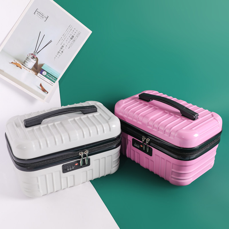 韩版16寸手提行李箱带密码锁大容量化妆包14寸旅行箱收纳洗漱箱女