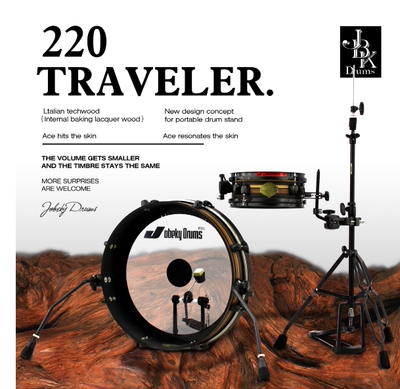 架子鼓意大利原产便携