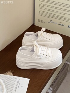 2026新款厚底增高透气小白鞋女款夏季新款女鞋小个子两穿休闲板鞋