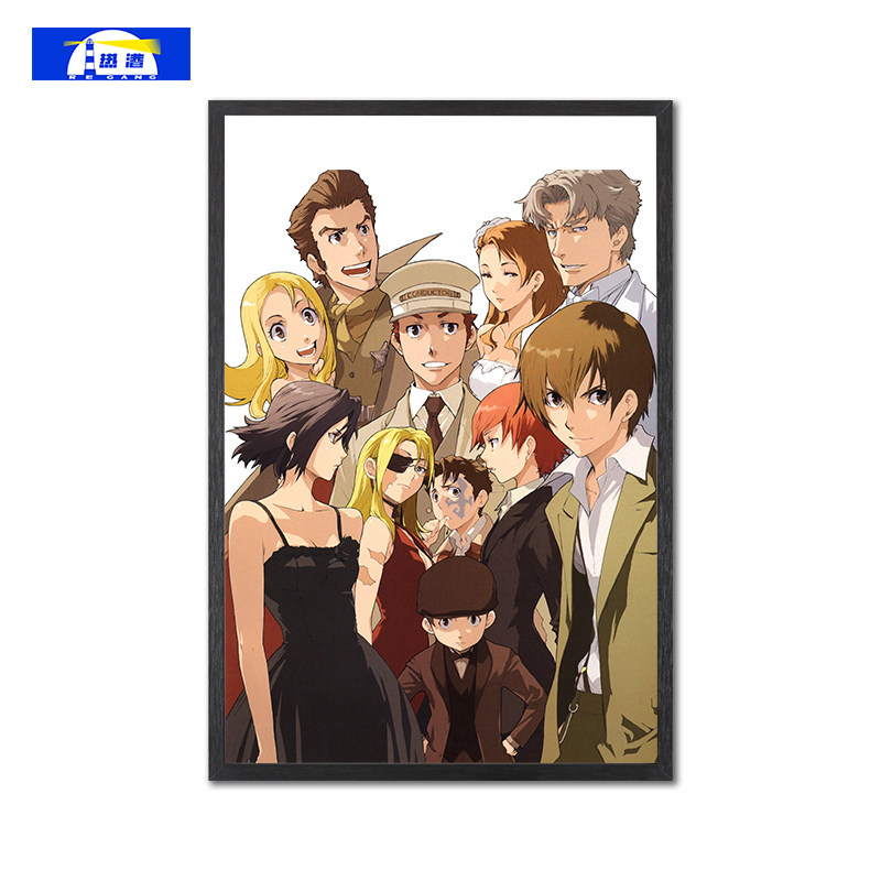 永生之酒Baccano!动画海报宿舍卧室亚文化装饰画挂画经典动漫墙贴
