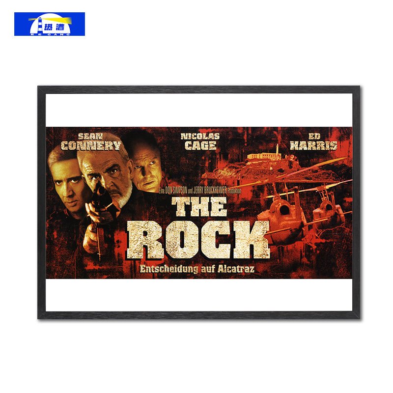 勇闯夺命岛海报经典电影The Rock石破天惊装饰画绝地任务挂画墙贴