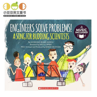 工程师带你走进幕后 神奇世界 Solve Problems Engineers 书 小豆豆英文童书 幼儿童原版 绘本 英文原版 故事书 英语绘本书 暑假