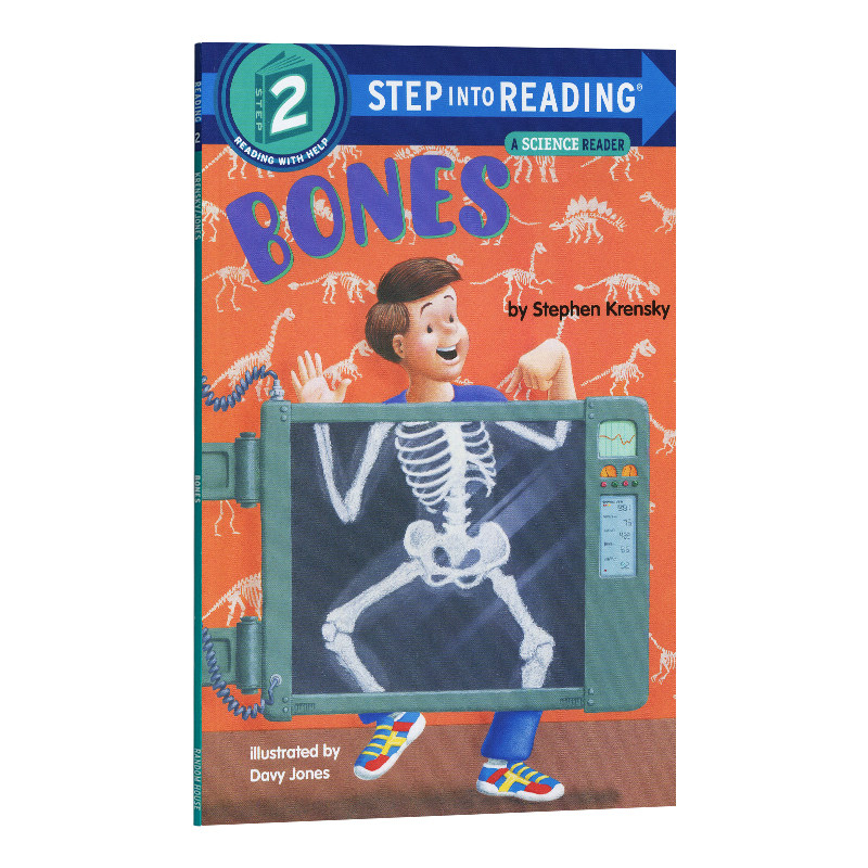 骨头 兰登英语分级step into reading 二阶英文原版Bones原版漫画书英文绘本