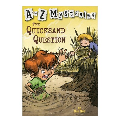 神秘案件17流沙之谜 正版英文原版书The Quicksand Question A to Z Mysteries 小学初级章节书 神秘事件英文版 儿童侦探推理小说