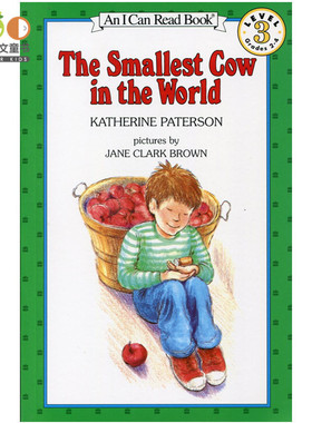 汪琣珽书单第三阶段 正版原版英文绘本The Smallest Cow in the World 世上最小的奶牛4-8岁分级阅读3阶 幼儿童原版英语绘本书男孩