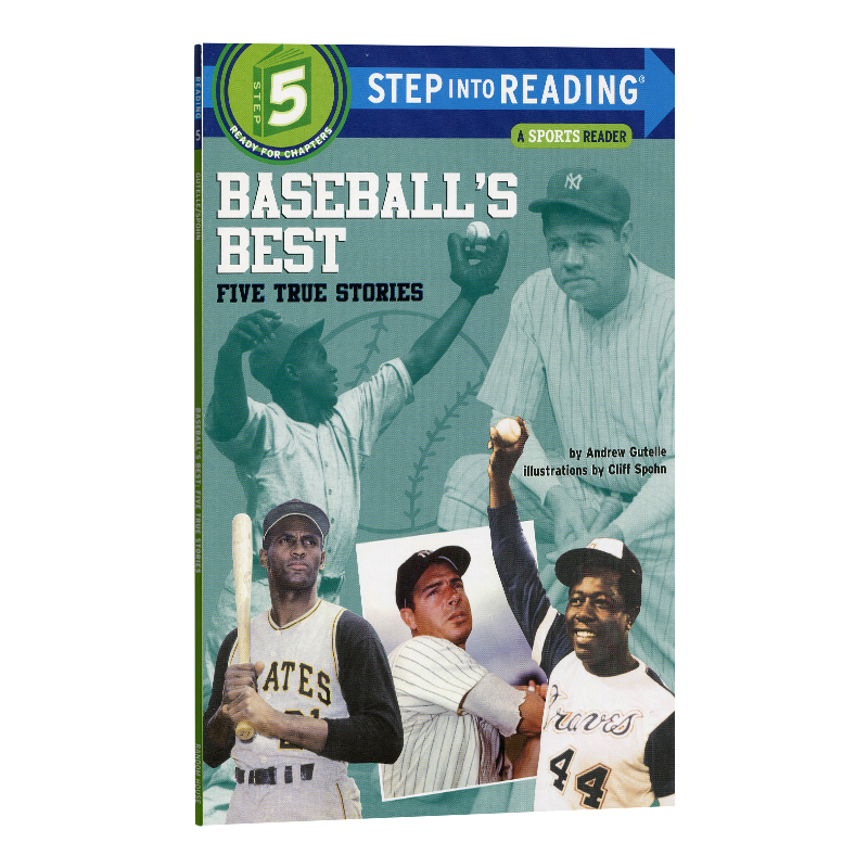 棒球传奇故事英文章节桥梁小说  企鹅兰登step into reading 5阶英文原版 Baseball's Best