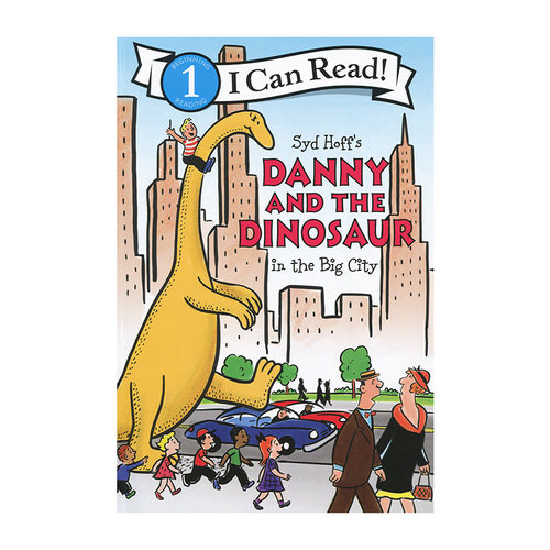 英文原版  丹尼和恐龙Danny and the Dinosaur in the Big City 丹尼和恐龙在大城市4-8岁Syd Hoff作品i can read 1阶分级读物