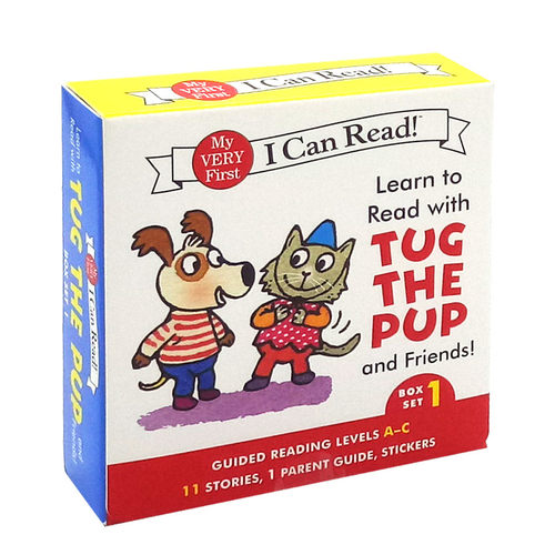 英文原版 12册跟塔戈和他的朋友们学  第一辑Learn to Read with Tug the Pup and Friends4-8岁i can read my very first分级读物
