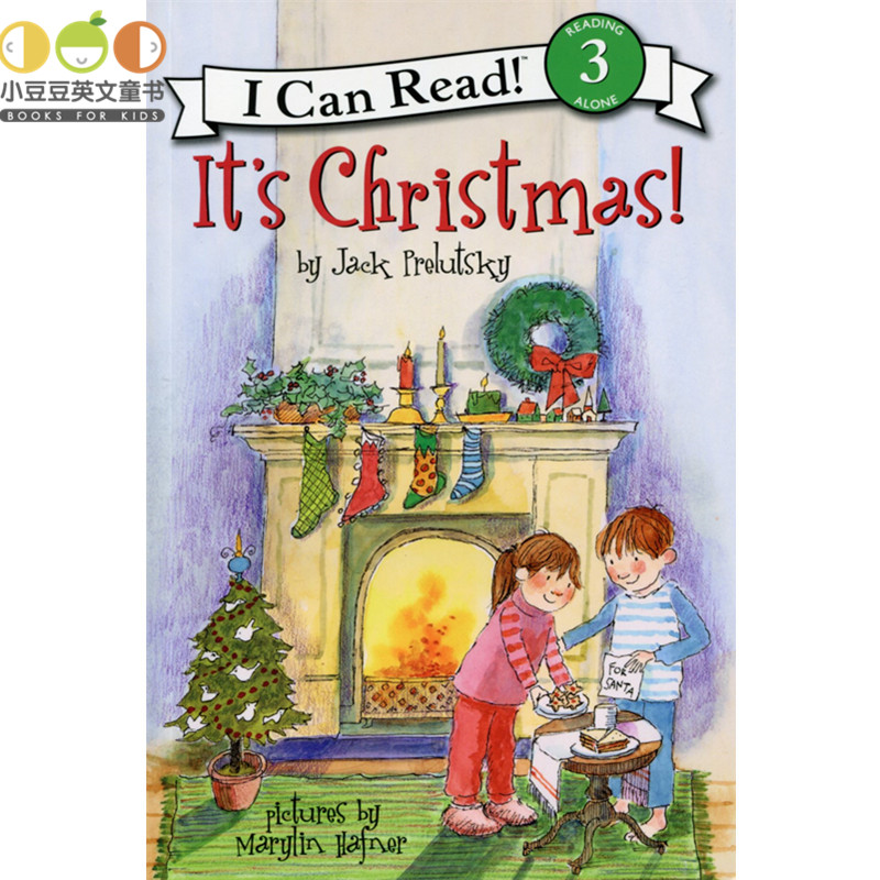 正版 圣诞节主题童书儿童英文原版绘本It's Christmas!圣诞节到了！4-8岁i can read 3分级读物 圣诞节系列故事书幼儿