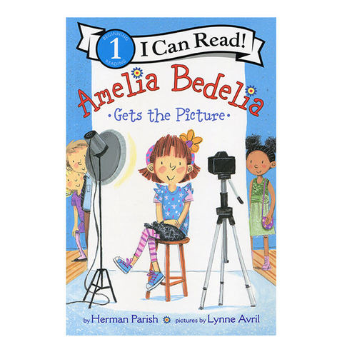 进口英文原版 糊涂女佣系列 Amelia Bedelia Gets the Picture 拍照片 艾米利亚 女孩4-8岁i can read 1阶 英语绘本分级读物一阶段