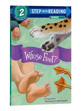 谁的脚 兰登英语分级step into reading 二阶英文原版Whose Feet?