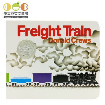 小豆豆英文童书 吴敏兰书单 英文原版纸板书Freight Train Board Book火车快跑 凯迪克银奖纸板书 幼儿英语启蒙硬纸板书