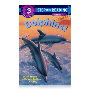 企鹅兰登英语分级绘本step into Dolphins 海豚英文原版 reading三阶