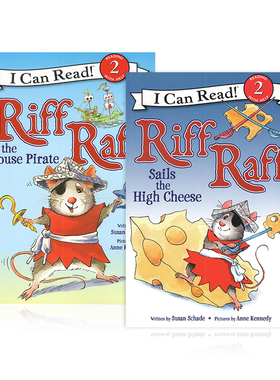 进口英文绘本 鼠海盗里夫·拉夫系列 Riff Raff 2册 I Can Read Level 2 原版英文童书