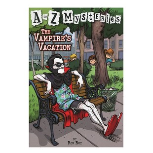 神秘案件22吸血鬼的假期 正版英文原版The Vampire's Vacation A to Z Mysteries小学初级章节书神秘事件英文版儿童侦探推理小说书