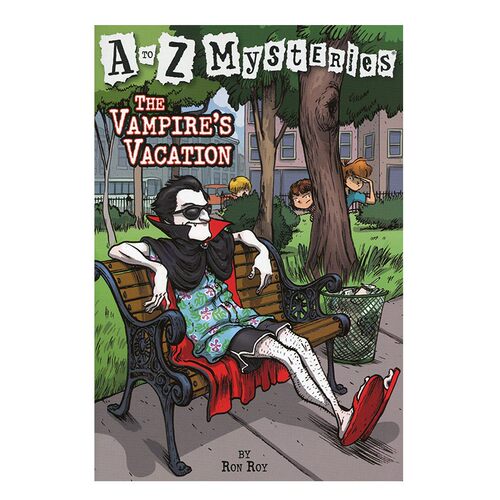 神秘案件22吸血鬼的假期 正版英文原版The Vampire's Vacation A to Z Mysteries小学初级章节书神秘事件英文版儿童侦探推理小说书