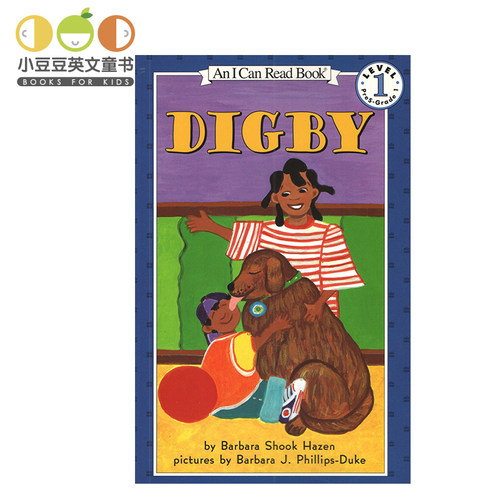 正版英文原版 Digby I Can Read Level1年老的迪哥比 平装儿童原版书 幼儿英文阅读故事书 分解阅读1阶宠物原版漫画书英文绘本