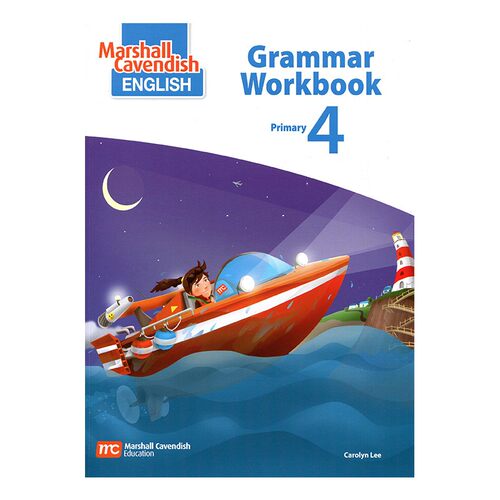 进口英文原版 新加坡小学英语语法练习册4 Marshall Cavendish English Grammar Workbook P4教辅教材教科书幼儿童书英文单词手册