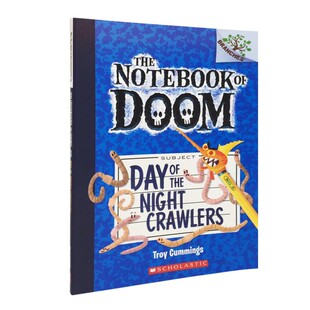 正版 毁灭日记2：暗夜爬行者日 英文绘本原版 Day of the Night Craw 7-10岁 the notebook of doom末日笔记  死亡笔记