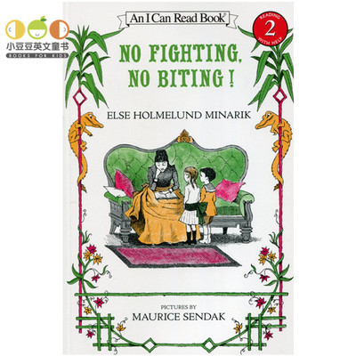 英文原版 No Fighting, No Biting! 不许打架，不许咬人 [4-8岁]an i can read book 2阶分级读物二级 Harper Collins出版
