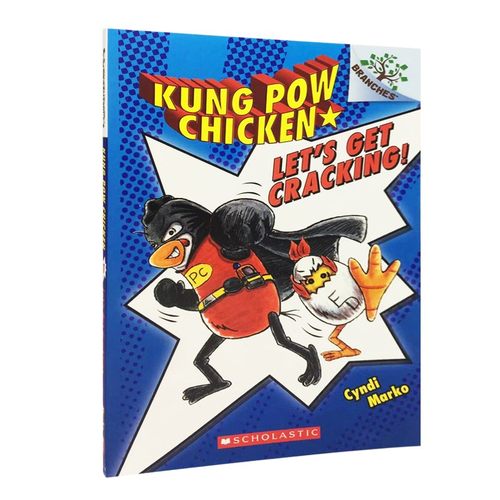进口儿童英文绘本 宫保鸡丁1 Kung Pow Chicken1 Let'S Get Cracking!让我们行动起来Scholastic学乐大树系列章节桥梁系列课外读物