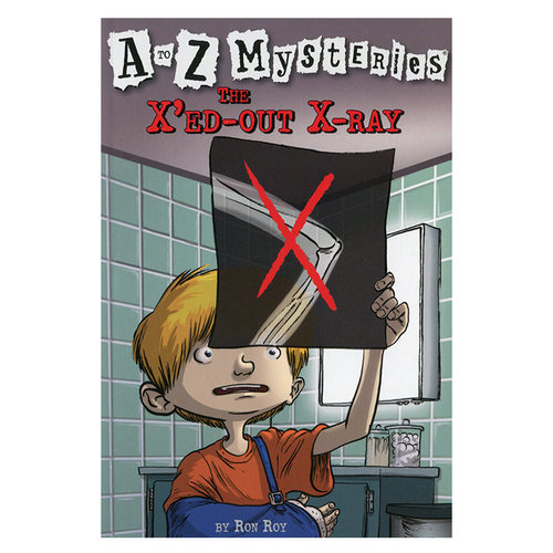 神秘案件24 X光片的秘密 正版英文原版The X'ed-Out X-Ray A to Z Mysteries 小学初级章节书 神秘事件英文版 儿童侦探推理小说书