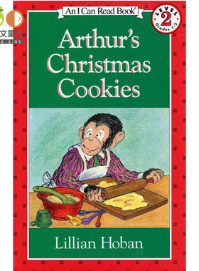 圣诞节主题 汪琣珽第四阶段书单 英文原版绘本 Arthur's Christmas Cookies 亚瑟的圣诞节曲奇分级读物2阶 幼儿童原版