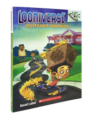 正版 怪诞世界2：疯狂融化 英文原版绘本 Looniverse 2: Meltdown Madness桥梁书  Scholastic小学生课外读物 童书 英语绘本