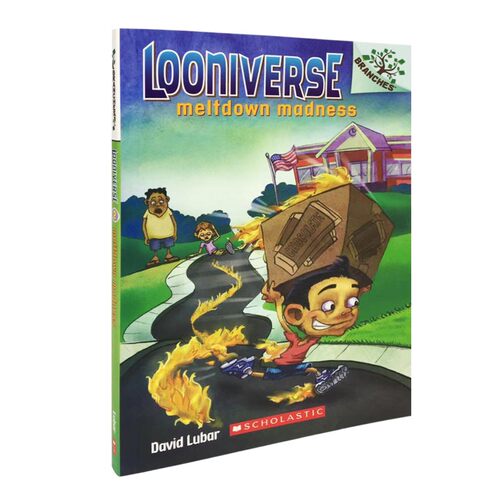 正版 怪诞世界2：疯狂融化 英文原版绘本 Looniverse 2: Meltdown Madness桥梁书  Scholastic小学生课外读物 童书 英语绘本