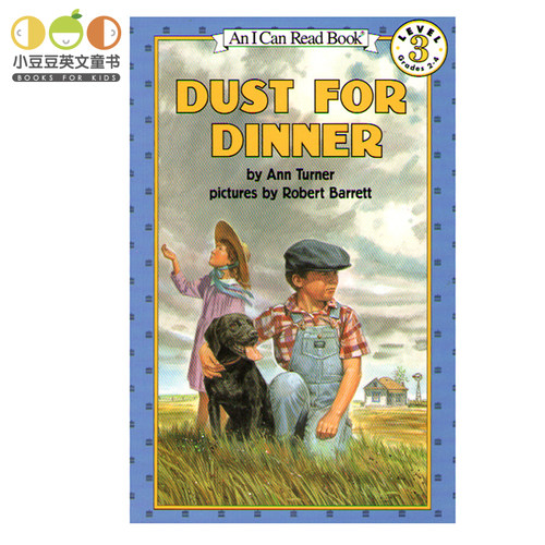 正版进口英文原版绘本 自然天气主题系列 Dust for Dinner 沙尘暴 平装4-8岁i can read 3阶 幼儿童分级读物三阶段阅读童书