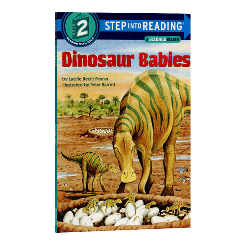 恐龙宝宝 企鹅兰登step into reading二阶英文原版 Dinosaur Babies原版漫画书英文绘本