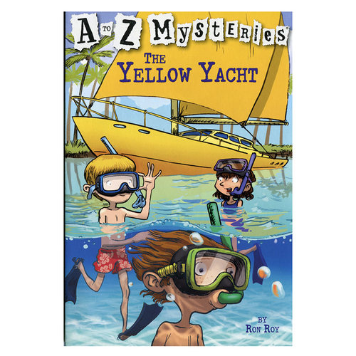 神秘案件25 正版进口英文原版The Yellow Yacht A to Z Mysteries 小学初级章节书 神秘事件英文版 儿童侦探推理小说书