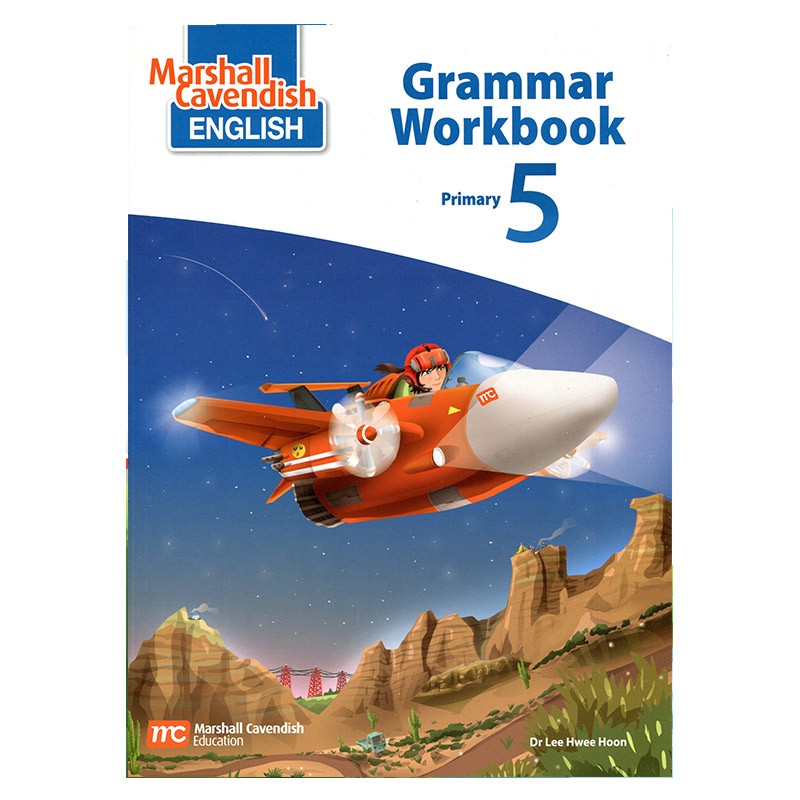 进口英文原版 新加坡小学英语语法练习册5 Marshall Cavendish English Grammar Workbook P5 教辅教材教科书幼儿童学习训练题手册