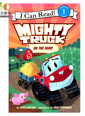 英文原版绘本 Mighty Truck on the Farm [4-8岁] 平装原版漫画书英文绘本