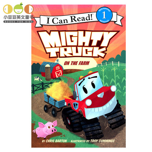 英文原版绘本 Mighty Truck on the Farm [4-8岁] 平装原版漫画书英文绘本