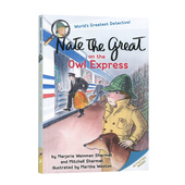 Owl 英文原版 Express侦探内特：猫头鹰丢失谜案 Great Nate the