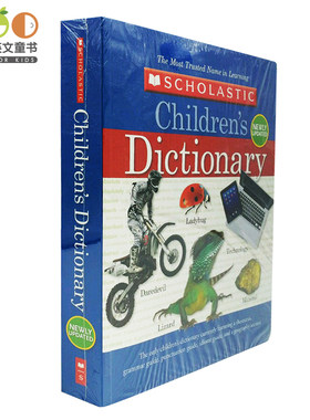 正版儿童英文进口原版绘本 Scholastic Children's Dictionary 学乐儿童字典8岁以上 学乐出版 英文 字典 幼儿字典 小豆豆英文童书