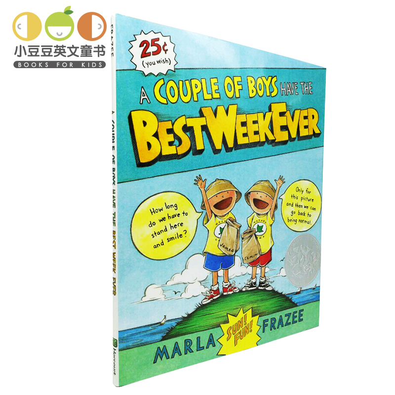 小豆豆英文童书 进口英文原版绘本 a couple of boys have the best