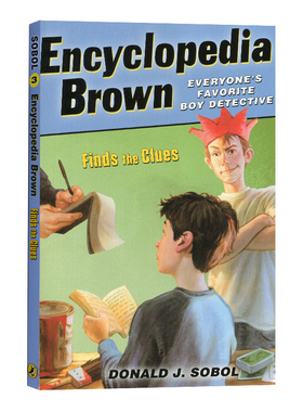 英文原版Encyclopedia Brown Finds the Clues百科全书小布朗：找到线索